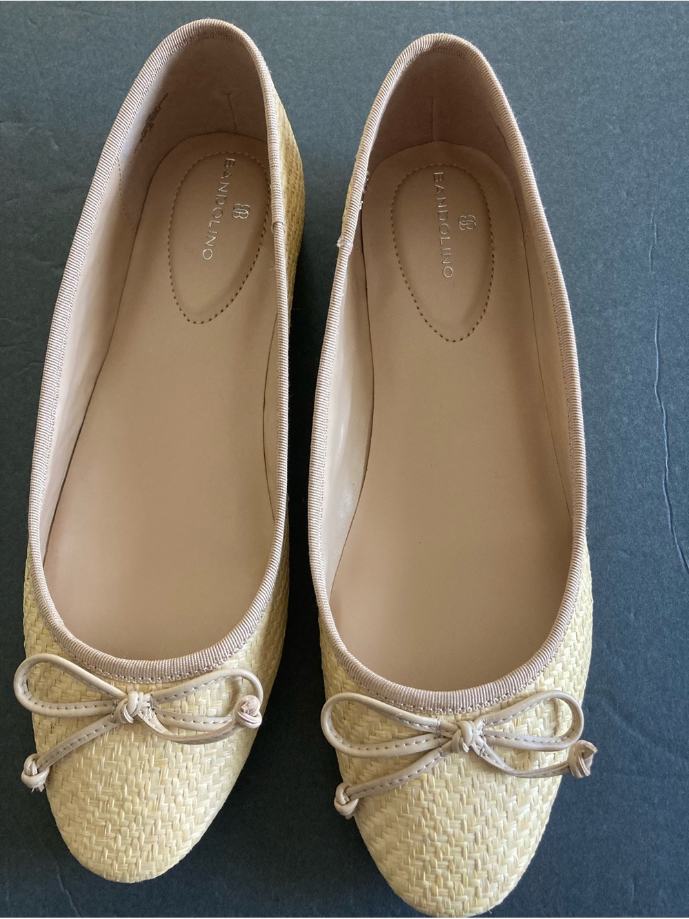 Bandolino Paprika Raffia Ballet Flats